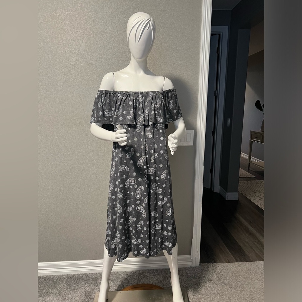 Lane Bryant Off the Shoulder Paisley Print Dress size 18/20